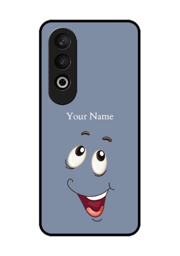 OnePlus Nord CE 4 Custom Glass Phone CaseLaughing Cartoon Face Design