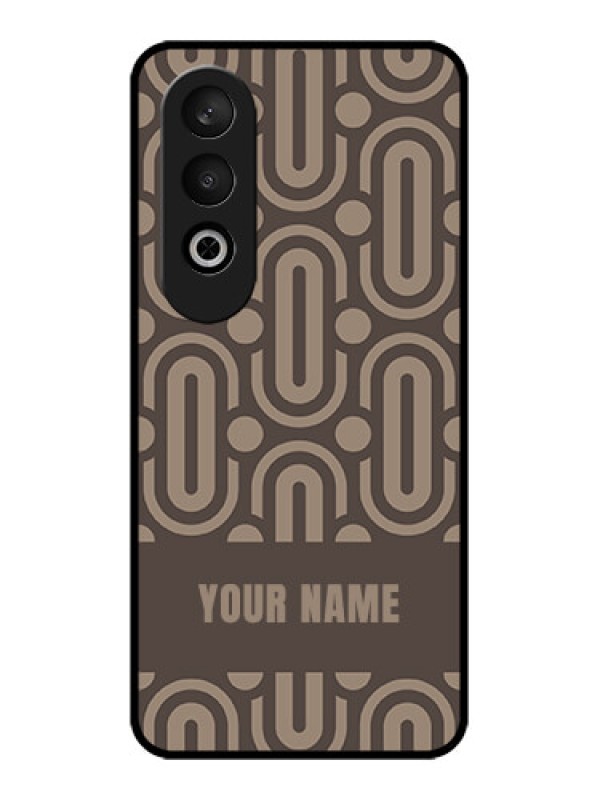 Custom OnePlus Nord CE 4 Custom Glass Phone CaseCaptivating Zero Pattern Design