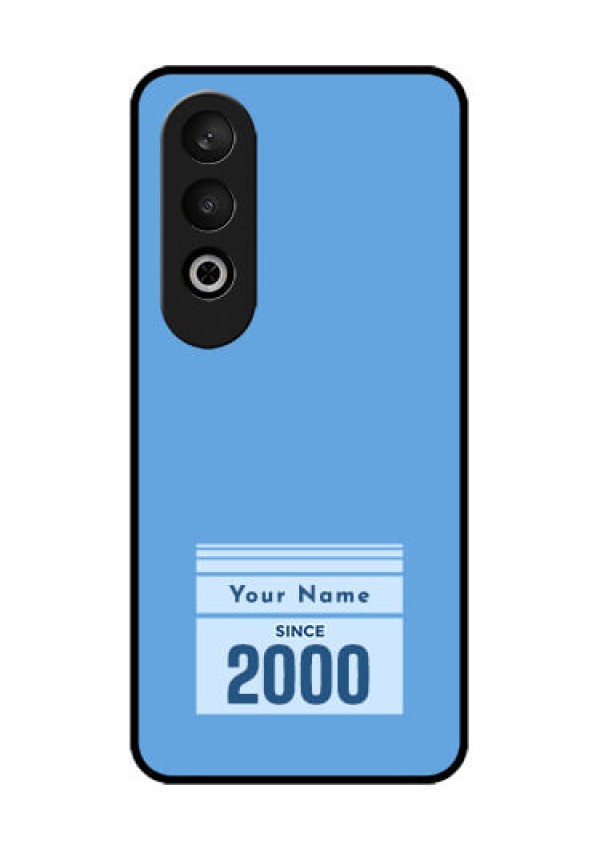 OnePlus Nord CE 4 Custom Glass Phone CaseCustom Year Of Birth Design