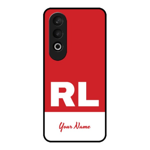 OnePlus Nord CE 4 Custom Glass Phone CaseDual Tone Custom Text Design OnePlus Nord CE 4 Custom Glass Phone CaseDual Tone Custom Text Design