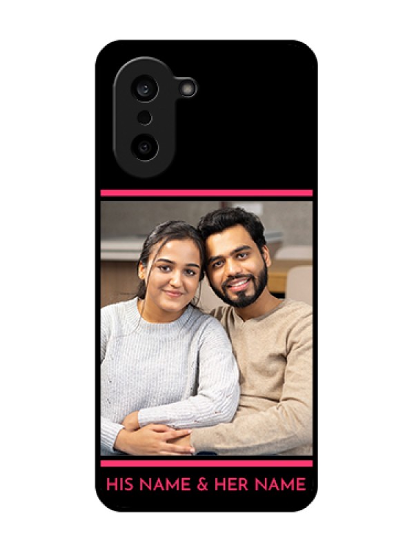 Custom OnePlus Nord CE 5 5G Custom Glass Phone Case - With Add Text Design