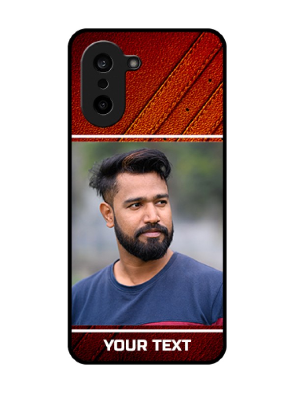 Custom OnePlus Nord CE 5 5G Custom Glass Phone Case - Leather Phone Case Design