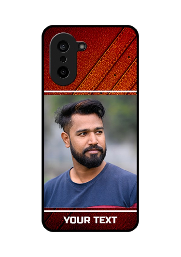 OnePlus Nord CE 5 5G Custom Glass Phone Case - Leather Phone Case Design
