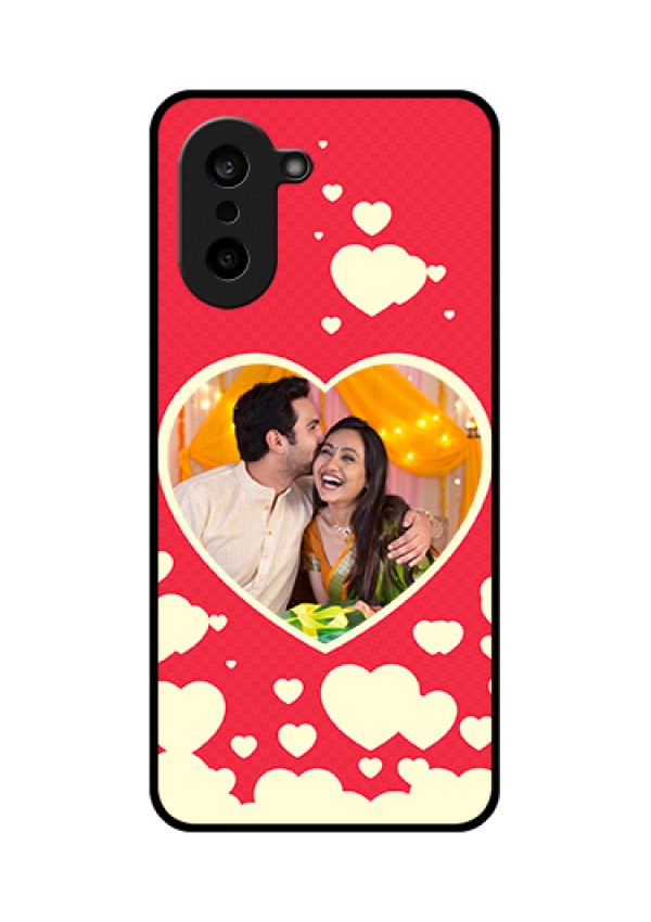 OnePlus Nord CE 5 5G Custom Glass Phone Case - Love Symbols Phone Cover Design