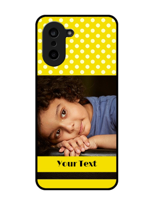 Custom OnePlus Nord CE 5 5G Custom Glass Phone Case - Bright Yellow Case Design