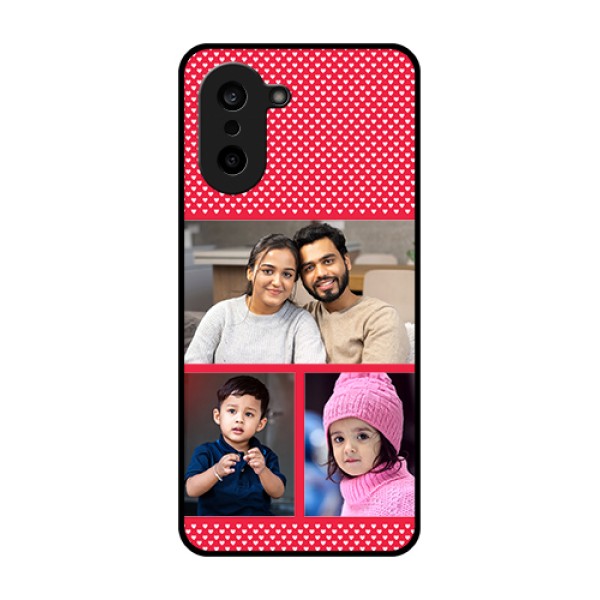 OnePlus Nord CE 5 5G Custom Glass Phone Case - Bulk Photo Upload Design