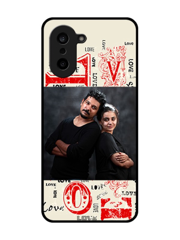 Custom OnePlus Nord CE 5 5G Custom Glass Phone Case - Trendy Love Design Case