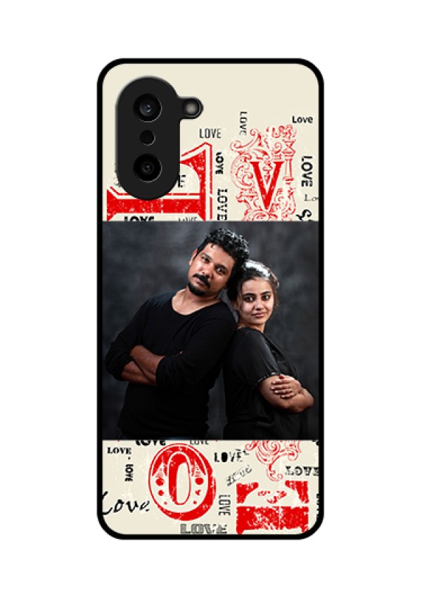 OnePlus Nord CE 5 5G Custom Glass Phone Case - Trendy Love Design Case