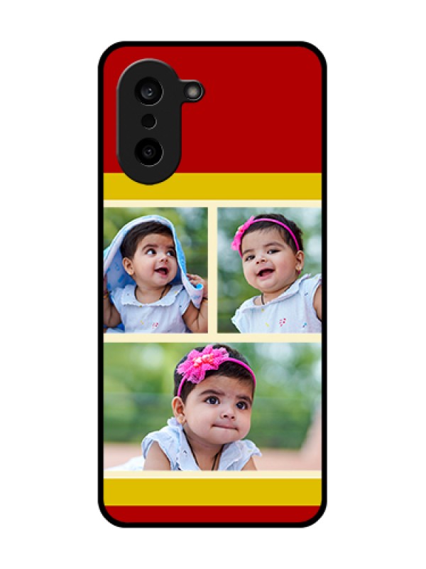 Custom OnePlus Nord CE 5 5G Custom Glass Phone Case - Multiple Pic Upload Design