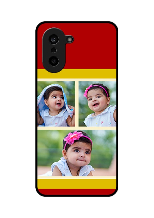 OnePlus Nord CE 5 5G Custom Glass Phone Case - Multiple Pic Upload Design