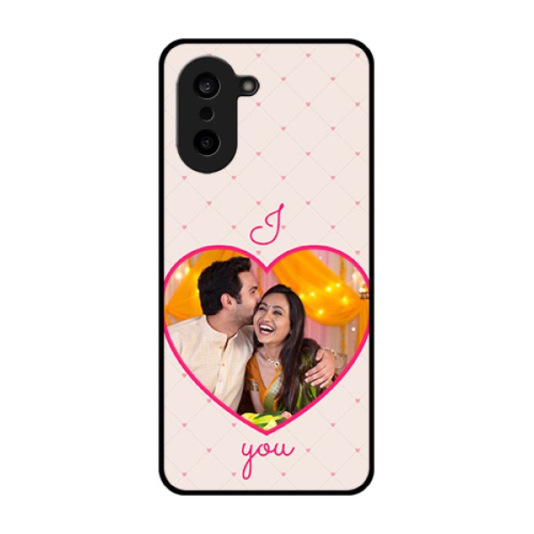 OnePlus Nord CE 5 5G Custom Glass Phone Case - Heart Shape Design
