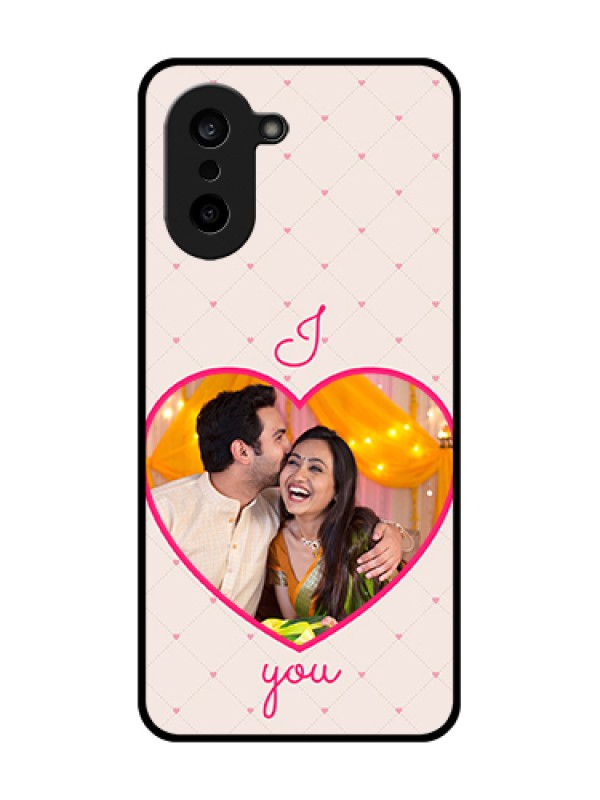 Custom OnePlus Nord CE 5 5G Custom Glass Phone Case - Heart Shape Design