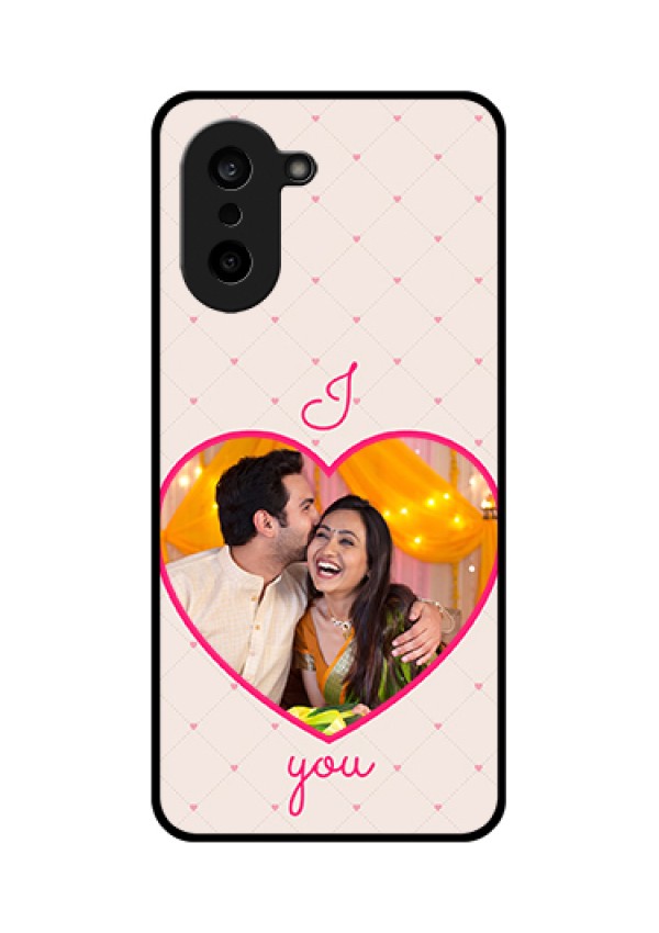OnePlus Nord CE 5 5G Custom Glass Phone Case - Heart Shape Design