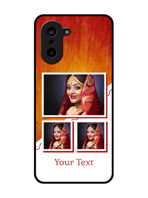 Custom OnePlus Nord CE 5 5G Custom Glass Phone Case - Wedding Memories Design