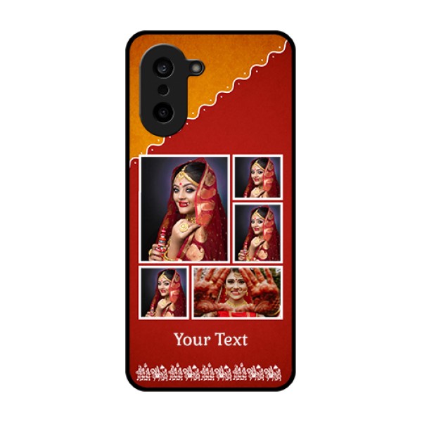 OnePlus Nord CE 5 5G Custom Glass Phone Case - Wedding Pic Upload Design