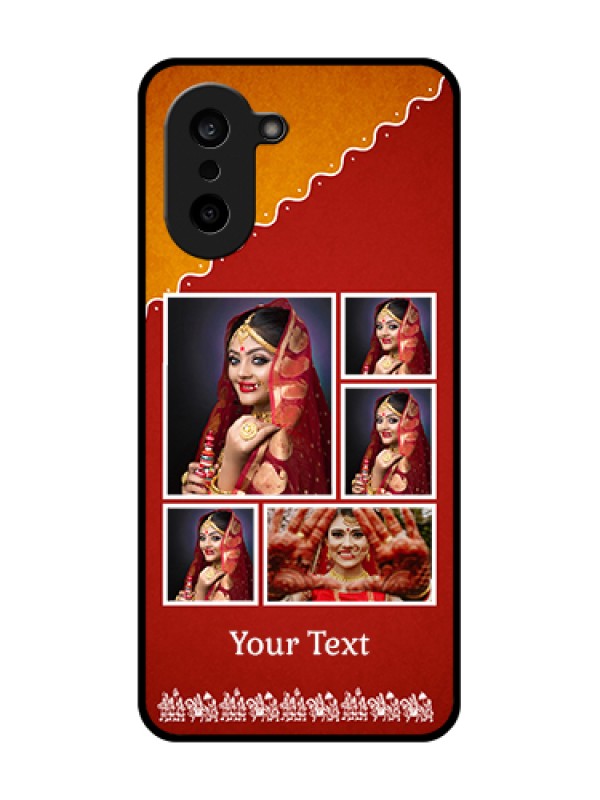 Custom OnePlus Nord CE 5 5G Custom Glass Phone Case - Wedding Pic Upload Design