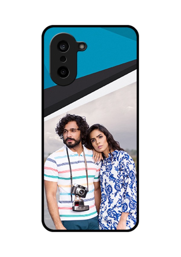 OnePlus Nord CE 5 5G Custom Glass Phone Case - Simple Pattern Photo Upload Design