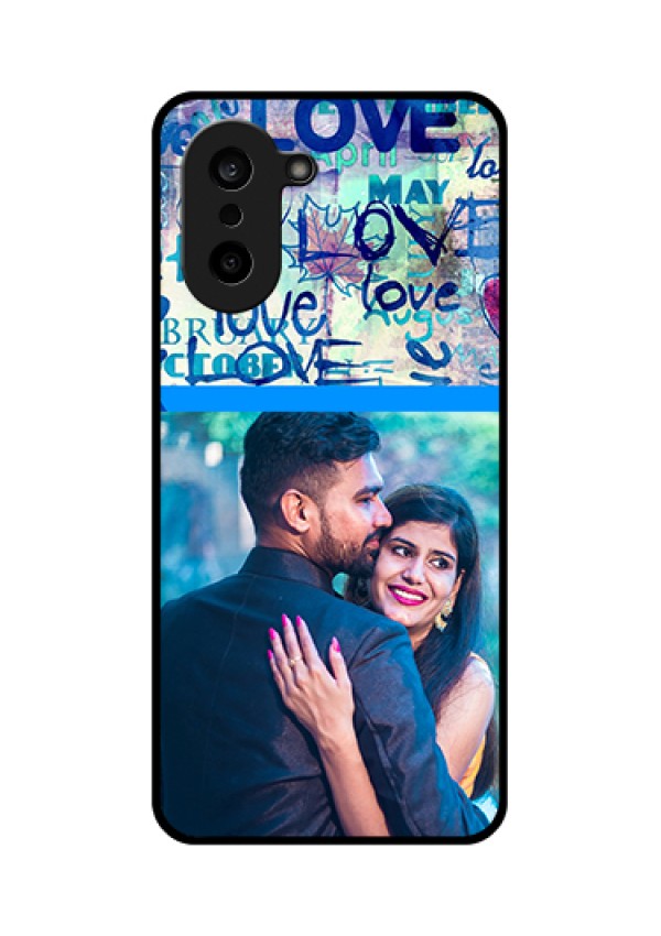 OnePlus Nord CE 5 5G Custom Glass Phone Case - Colorful Love Design