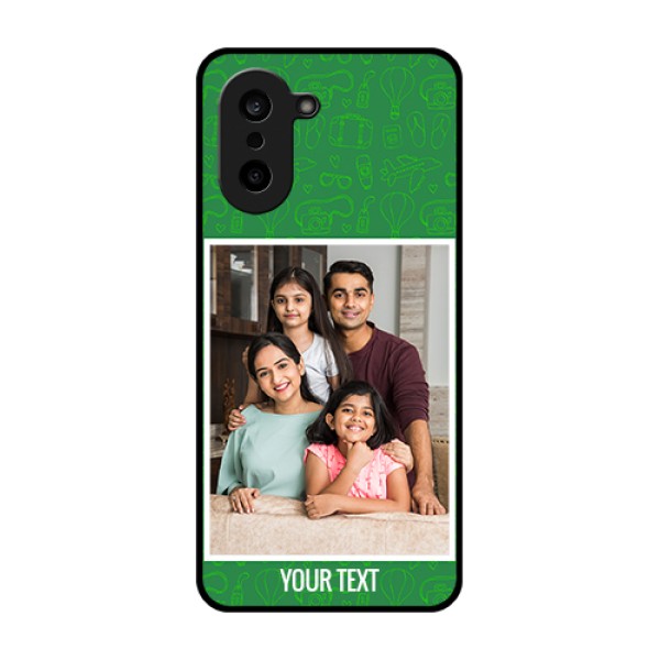 OnePlus Nord CE 5 5G Custom Glass Phone Case - Picture Upload Design
