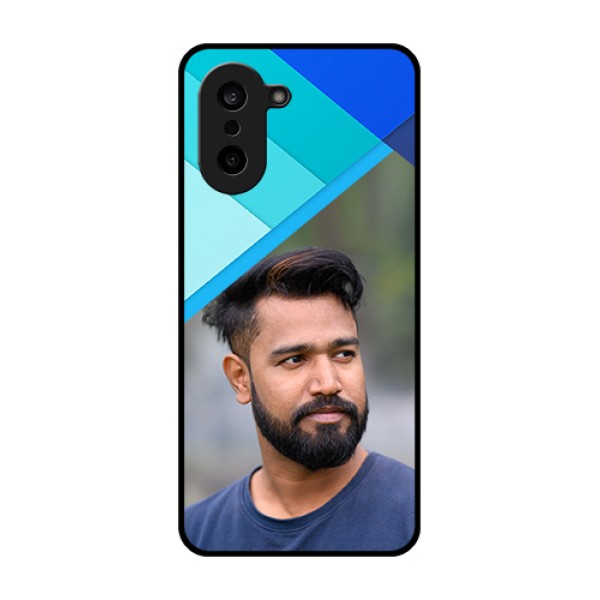 OnePlus Nord CE 5 5G Custom Glass Phone Case - Blue Pattern Design