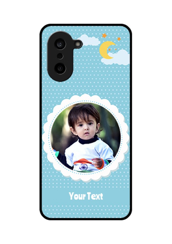 OnePlus Nord CE 5 5G Custom Glass Phone Case - Violet Pattern Design