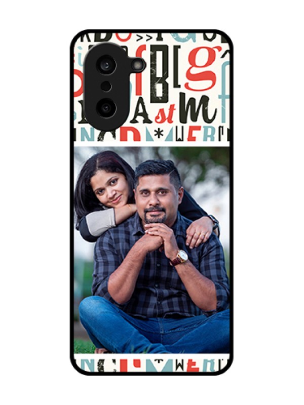Custom OnePlus Nord CE 5 5G Custom Glass Phone Case - Alphabet Design