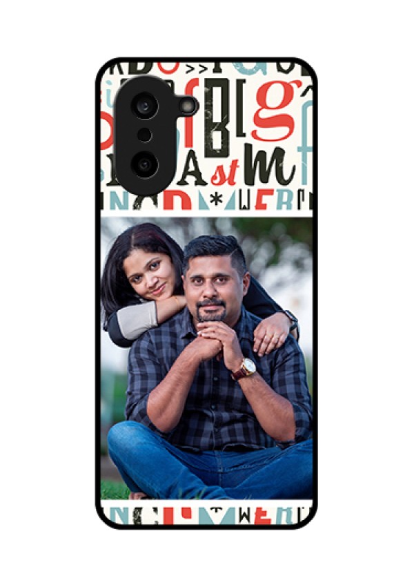 OnePlus Nord CE 5 5G Custom Glass Phone Case - Alphabet Design