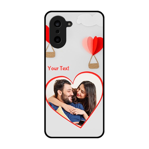 OnePlus Nord CE 5 5G Custom Glass Phone Case - Parachute Love Design