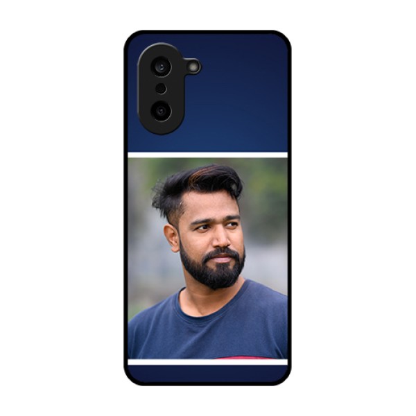 OnePlus Nord CE 5 5G Custom Glass Phone Case - Simple Royal Blue Design OnePlus Nord CE 5 5G Custom Glass Phone Case - Simple Royal Blue Design