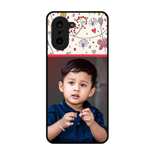 OnePlus Nord CE 5 5G Custom Glass Phone Case - Premium Floral Design