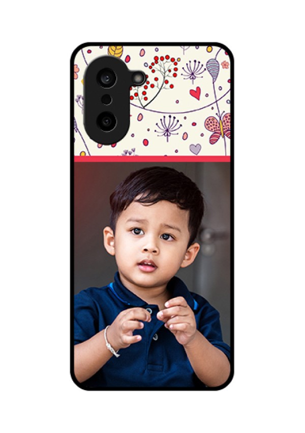 OnePlus Nord CE 5 5G Custom Glass Phone Case - Premium Floral Design