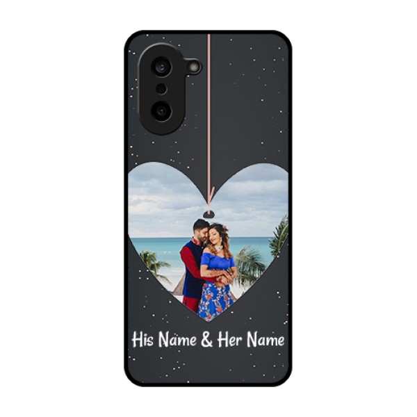OnePlus Nord CE 5 5G Custom Glass Phone Case - Hanging Heart Design