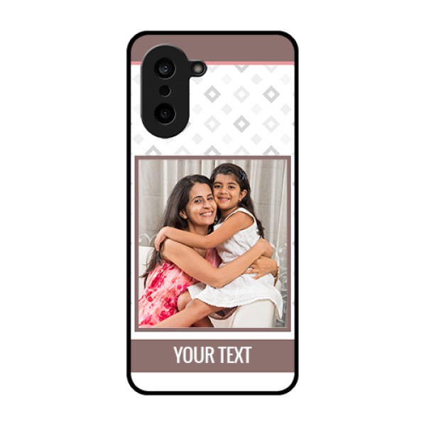 OnePlus Nord CE 5 5G Custom Glass Phone Case - Simple Diamond Design
