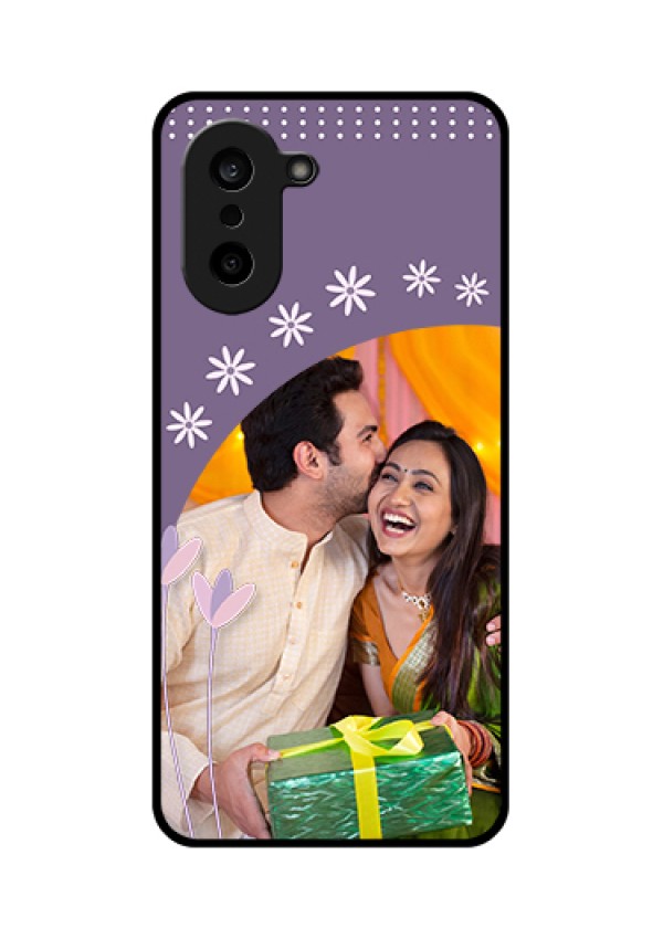 OnePlus Nord CE 5 5G Custom Glass Phone Case - Lavender Flowers Design