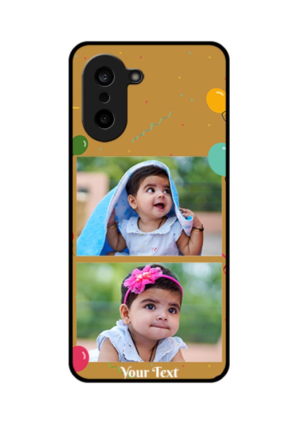 OnePlus Nord CE 5 5G Custom Glass Phone Case - Image Holder With Birthday Celebrations Design