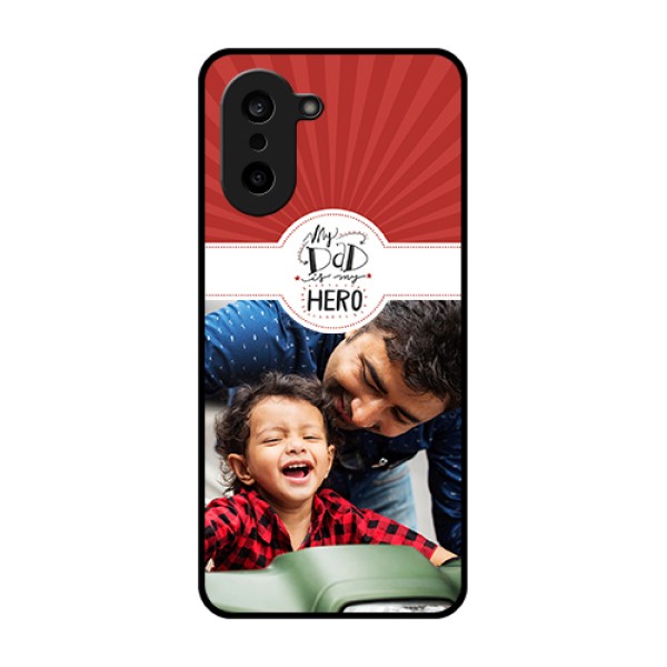 OnePlus Nord CE 5 5G Custom Glass Phone Case - My Dad Hero Design