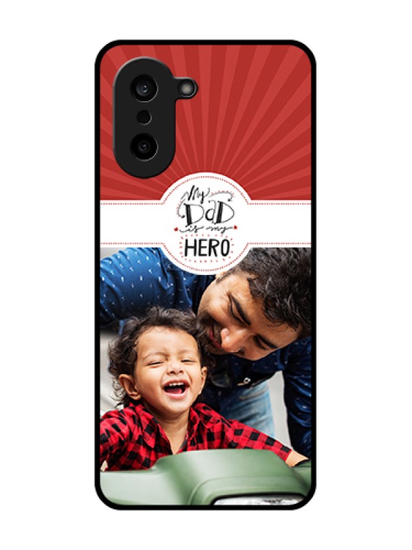 Custom OnePlus Nord CE 5 5G Custom Glass Phone Case - My Dad Hero Design