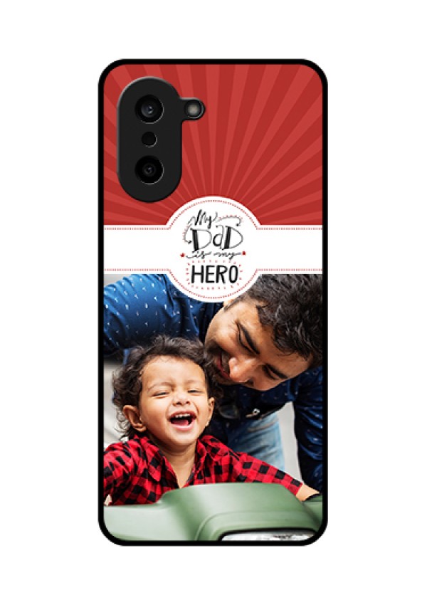 OnePlus Nord CE 5 5G Custom Glass Phone Case - My Dad Hero Design