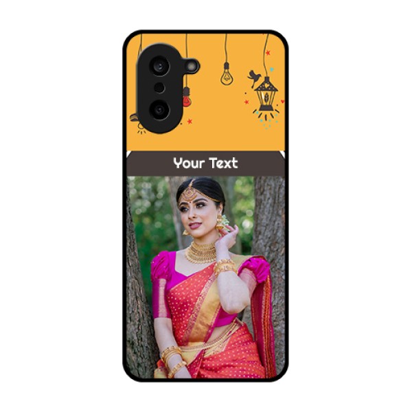 OnePlus Nord CE 5 5G Custom Glass Phone Case - With Family Picture And Icons OnePlus Nord CE 5 5G Custom Glass Phone Case - With Family Picture And Icons