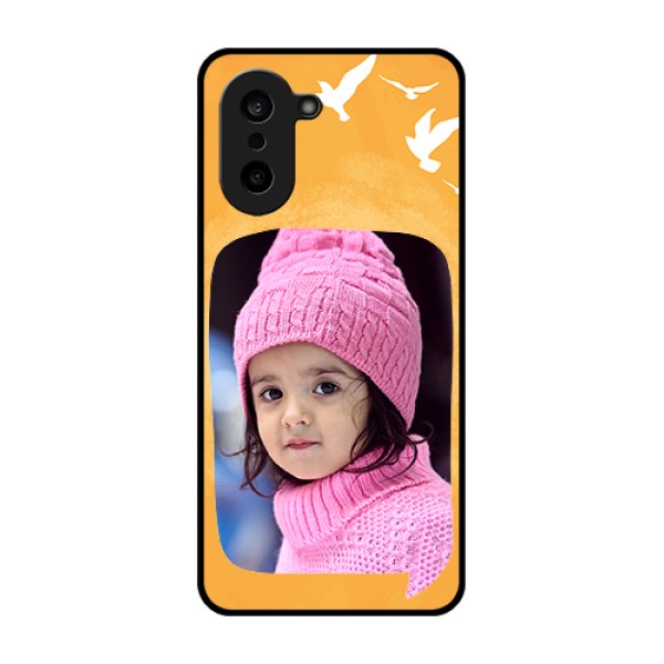 OnePlus Nord CE 5 5G Custom Glass Phone Case - Water Color Design With Bird Icons OnePlus Nord CE 5 5G Custom Glass Phone Case - Water Color Design With Bird Icons