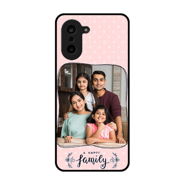 OnePlus Nord CE 5 5G Custom Glass Phone Case - Family With Dots Design