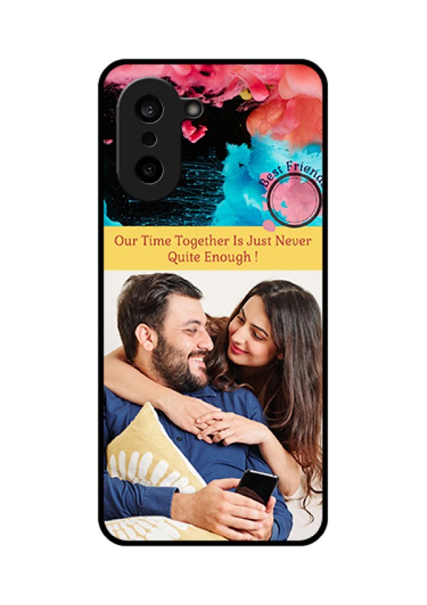 OnePlus Nord CE 5 5G Custom Glass Phone Case - Quote With Acrylic Painting Design