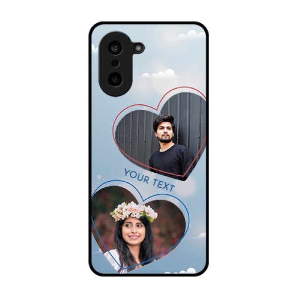 OnePlus Nord CE 5 5G Custom Glass Phone Case - Blue Color Couple Design