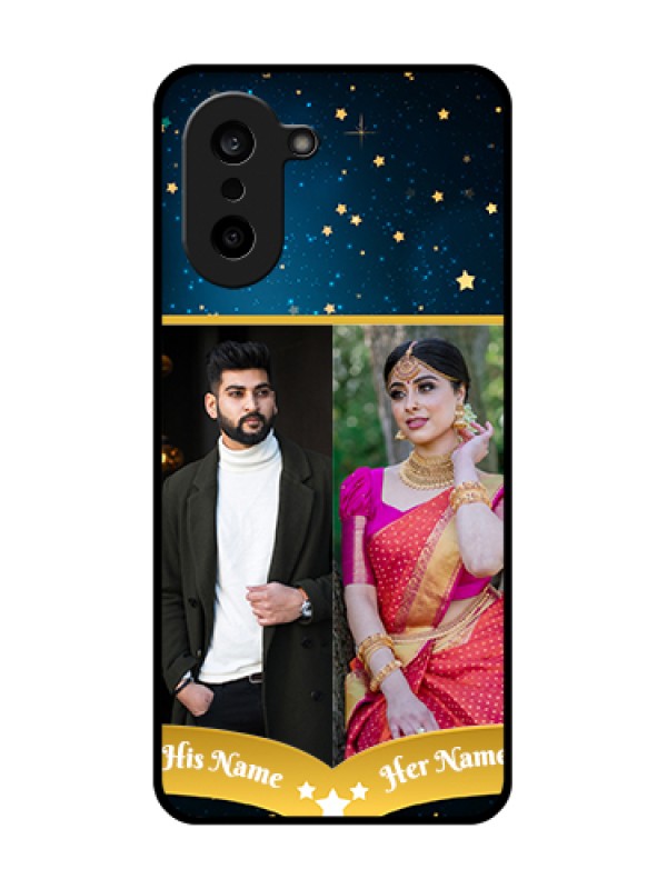 Custom OnePlus Nord CE 5 5G Custom Glass Phone Case - Galaxy Stars Backdrop Design