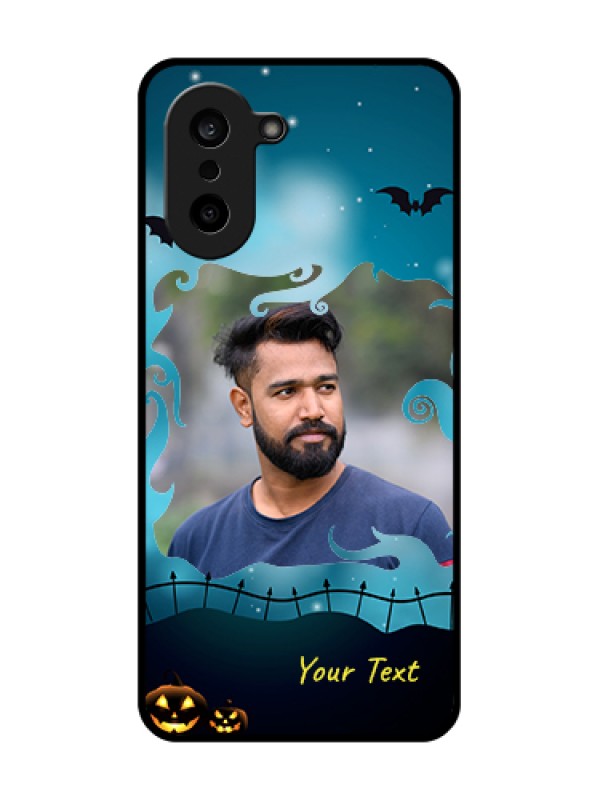 Custom OnePlus Nord CE 5 5G Custom Glass Phone Case - Halloween Frame Design