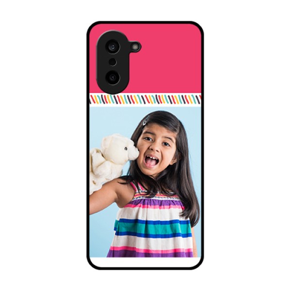 OnePlus Nord CE 5 5G Custom Glass Phone Case - Line Art Design