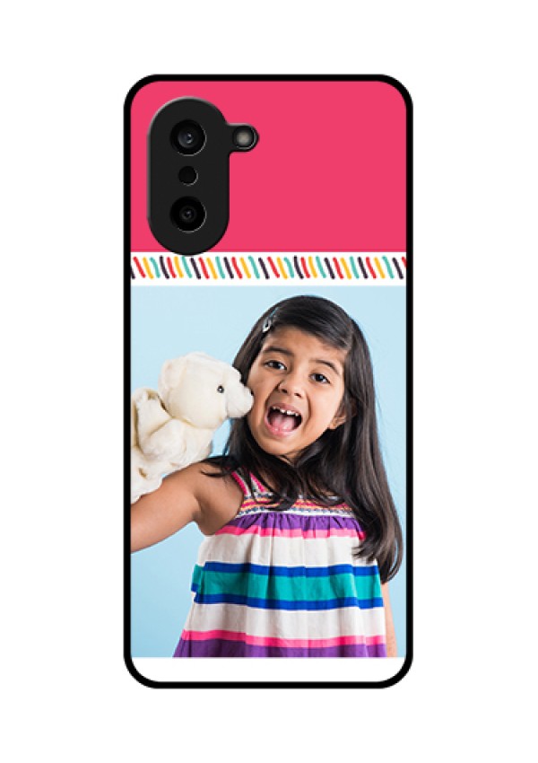 OnePlus Nord CE 5 5G Custom Glass Phone Case - Line Art Design