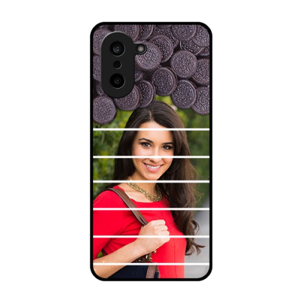 OnePlus Nord CE 5 5G Custom Glass Phone Case - With Oreo Biscuit Design