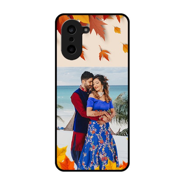 OnePlus Nord CE 5 5G Custom Glass Phone Case - Autumn Maple Leaves Design OnePlus Nord CE 5 5G Custom Glass Phone Case - Autumn Maple Leaves Design