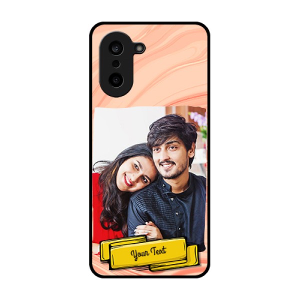 OnePlus Nord CE 5 5G Custom Glass Phone Case - Marble Texture Design